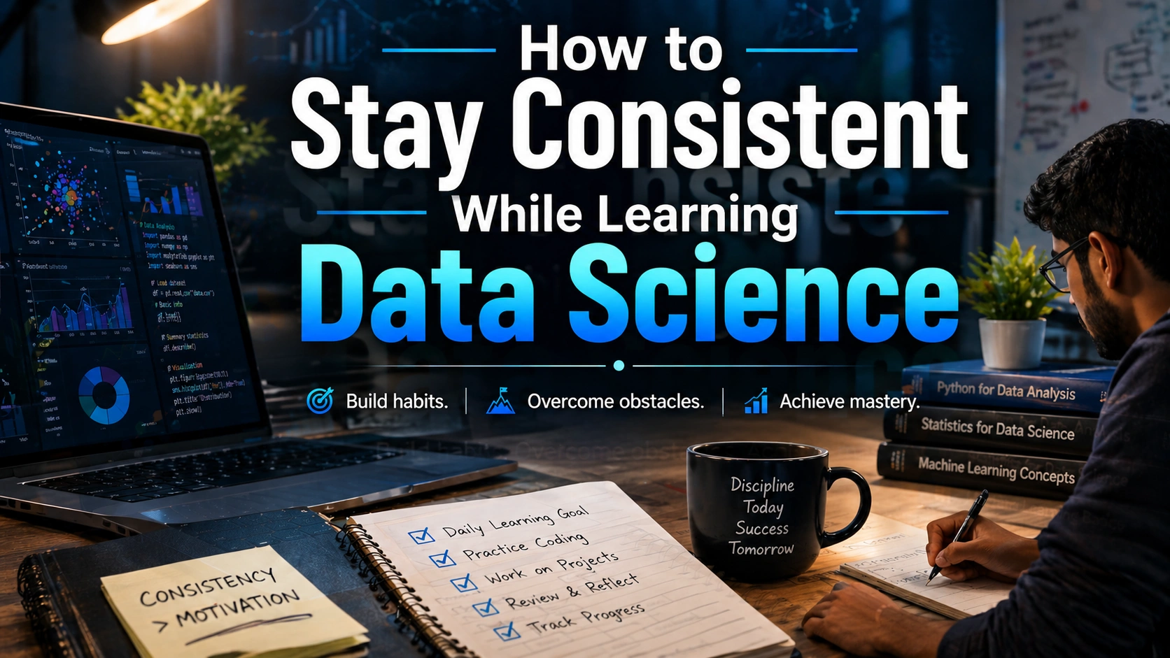 How to Stay Consistent While Learning Data Science